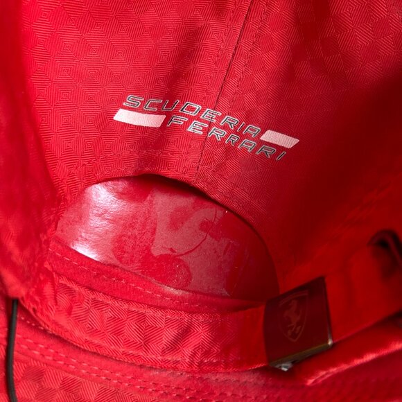 F1 Scuderia Ferrari New Race Check Cap (NWT) - Picture 8 of 11